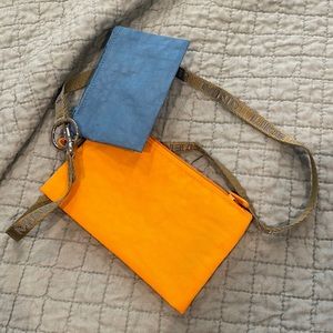 2 small baggu pouches & lanyard